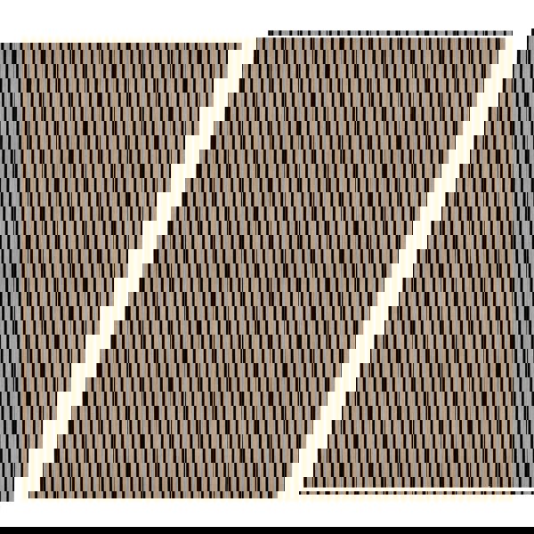 Monstershop Acoustic Slat Wall Panel - Light Walnut