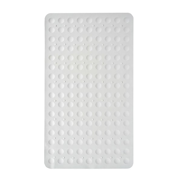Showerdrape Orbit White Anti Slip Bath Mat 70cm x 40cm
