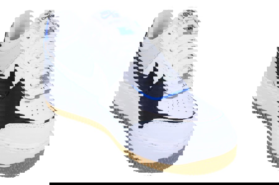 Nike Womens Air Force 1 Shadow Trainers Dz1847  109 - White Royal Pulse Black 109 - Photo 3