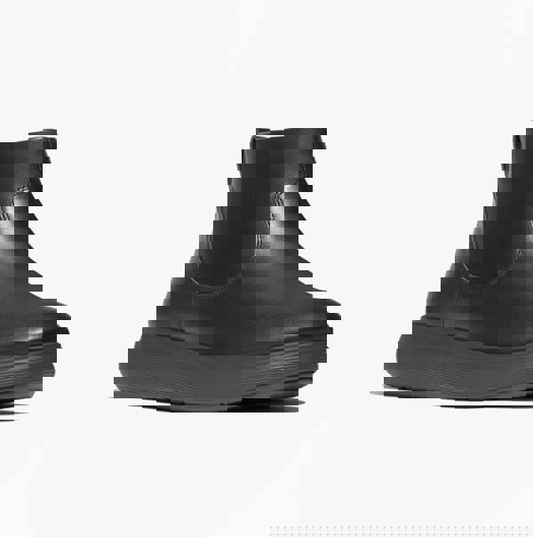 FitFlop iQ-COMFF LEATHER ZIP Womens Chelsea Boots All Black