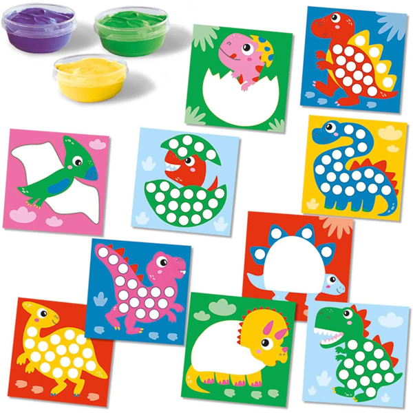 SES Creative My first - Fingerprint paint dinos