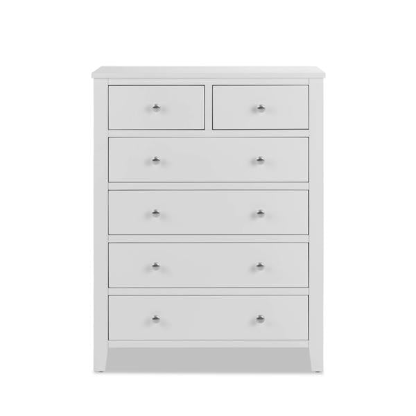 Statement Furniture Brooklyn Chest of Drawers 2 Over 4 Bedroom Storage