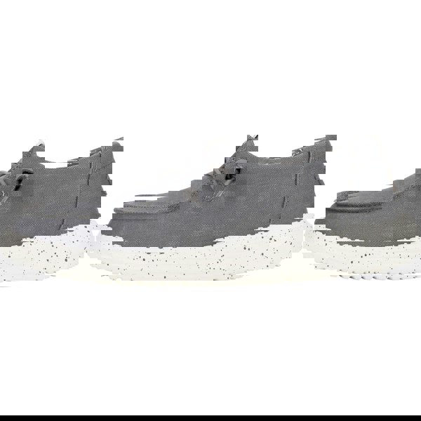 HEYDUDE Wendy Canvas Shoes - Dark Grey