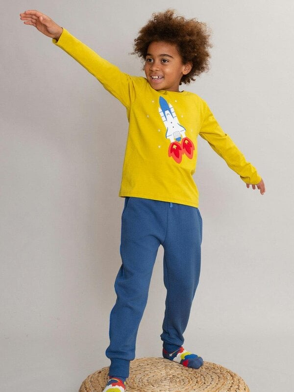 Kite Boys Organic Busy Bean Joggers Navy