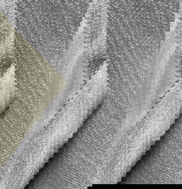 Enhanced Living Grey Plain Thermal Room Darkening Energy Saving Tape Top Curtains For Living Rooms & Bedrooms