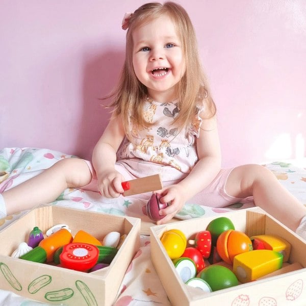 Bigjigs Toys Cutting Veg Crate