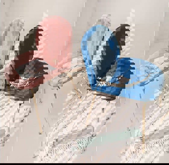 Lule Dining Chair, Velvet-Weilai Concept-Weilai Concept