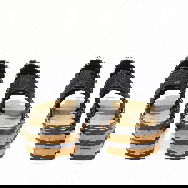 Rieker Rieker 62971-00 Womens Ankle Strap Sandals Black