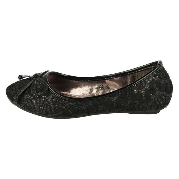 Cutie Girls Cutie Lace Detailing Ballerina Flats