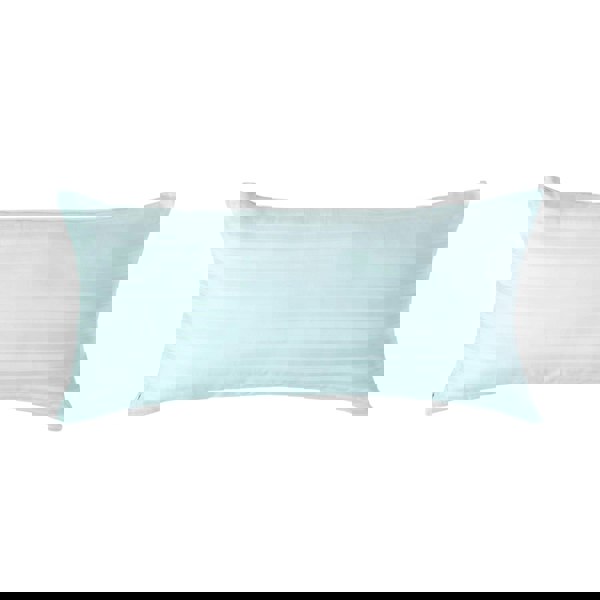 HOMESCAPES Silky 330 TC Egyptian Cotton Satin Stripe Pillowcase, European Size