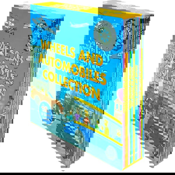 Wheels & Automobiles Collection: 12-Book Set – Educational Kids Books: Wheels, Machines, Boats, Buses & Cars for Fun Learning, Adventure & Creativity