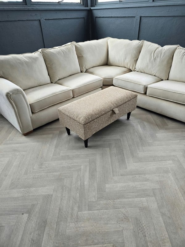 Animal print cream pattern coffee table storage Footstool Pouffe | seat bench - ISTOOLS