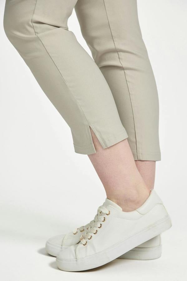 Mudflower Button Detailed Bengaline Stretch Trousers
