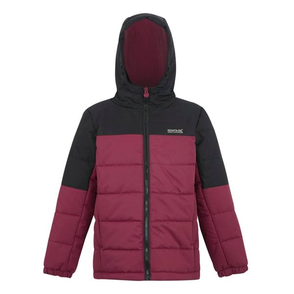 Regatta Kids Lofthouse Insulated Jacket - Black/Dark Pimento