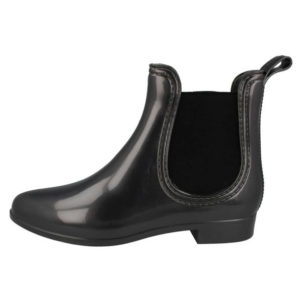 Spot On Ladies Spot On Flat Ankle Wellington Boots X1211