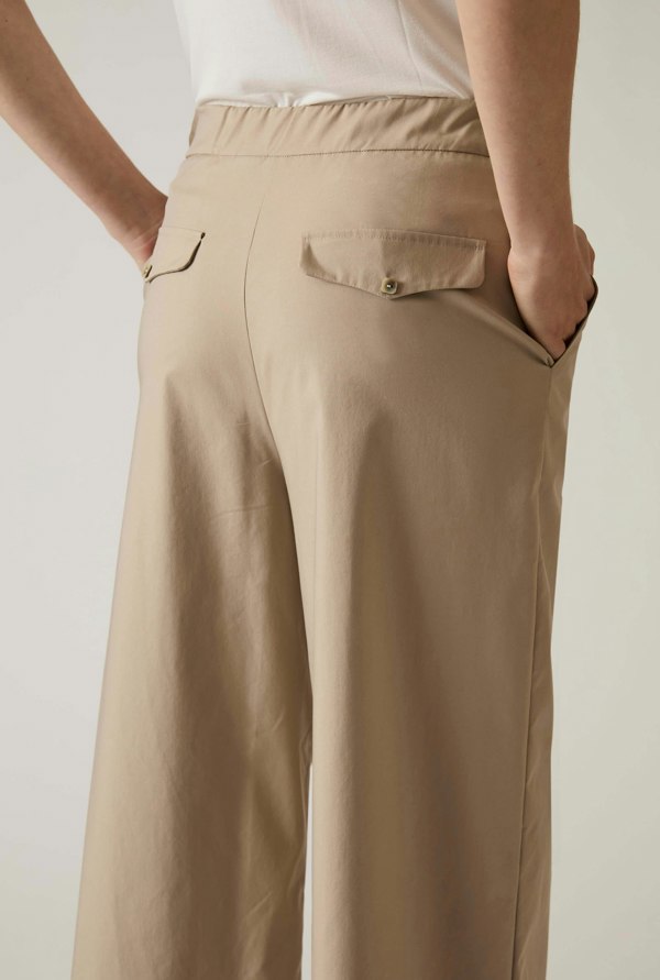 James Lakeland Cotton Beige Trousers