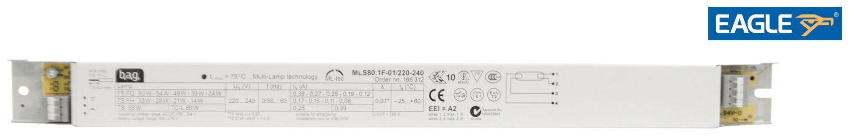 Eagle Mls80 1X24 80W Bag Ballast