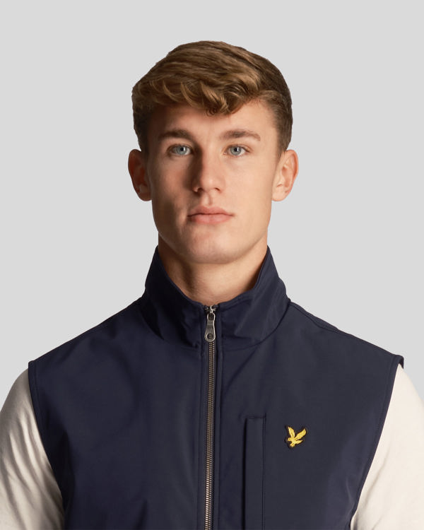 Lyle & Scott Softshell Gilet Jacket - Navy Blue