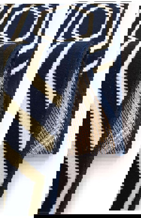 Maestro Labyrinth Navy Rug | Geometric Elegance | The Rugs