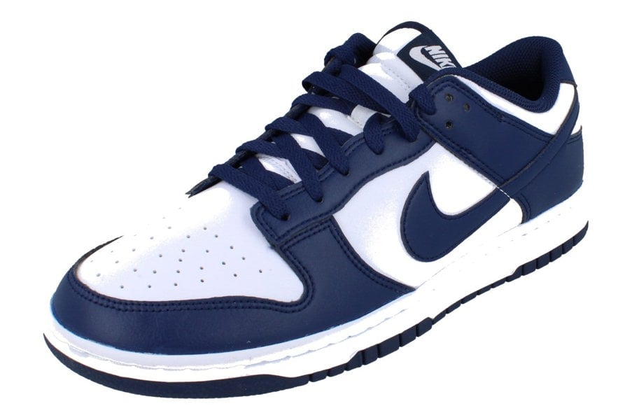 Nike Dunk Low Retro Mens Trainers Hf5441  107 - White Midnight Navy 107 - Photo 0