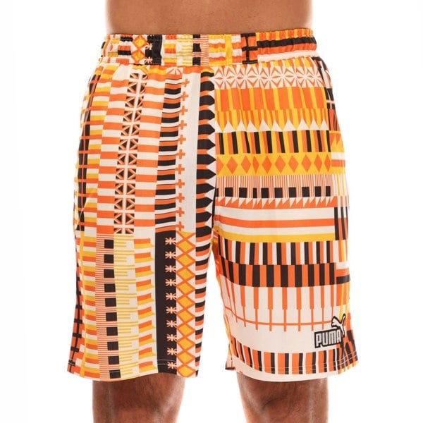 Puma Mens FanwearCapsule Football Shorts - Orange/Black/White