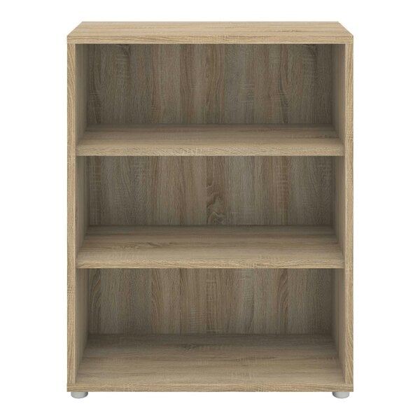 Wyld Haus Dris Natural Oak Effect Bookcase 2 Shelves