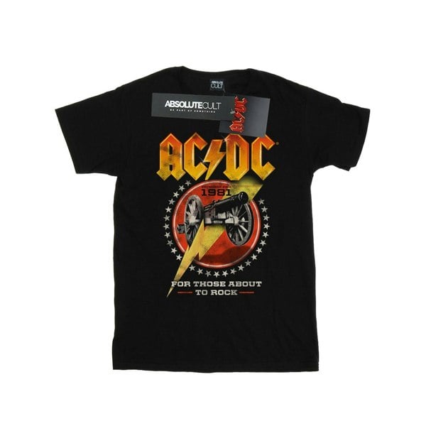 AC/DC Boys For Those About To Rock 1981 T-Shirt - Black