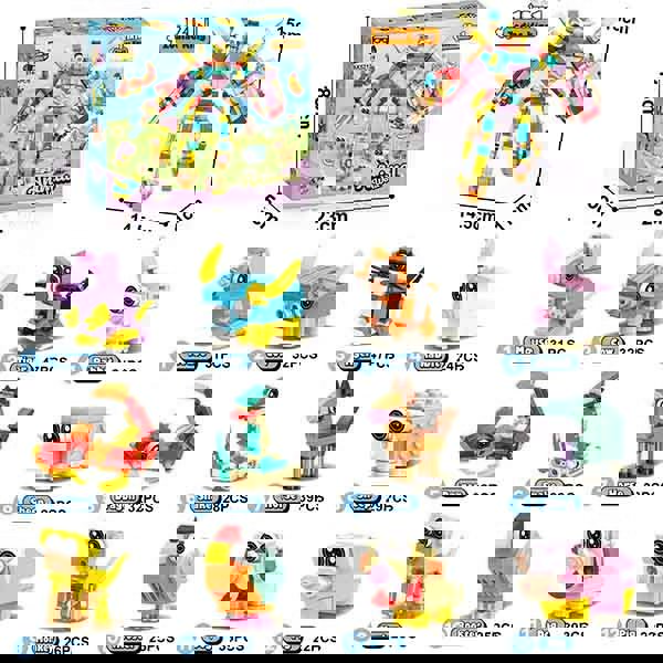 Leaper Children' s Creative Assembleable Building Block Toy Set