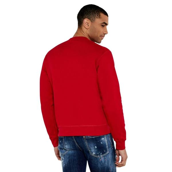 DSQUARED2 Cool Fit Milano Crew Neck Red Jumper M