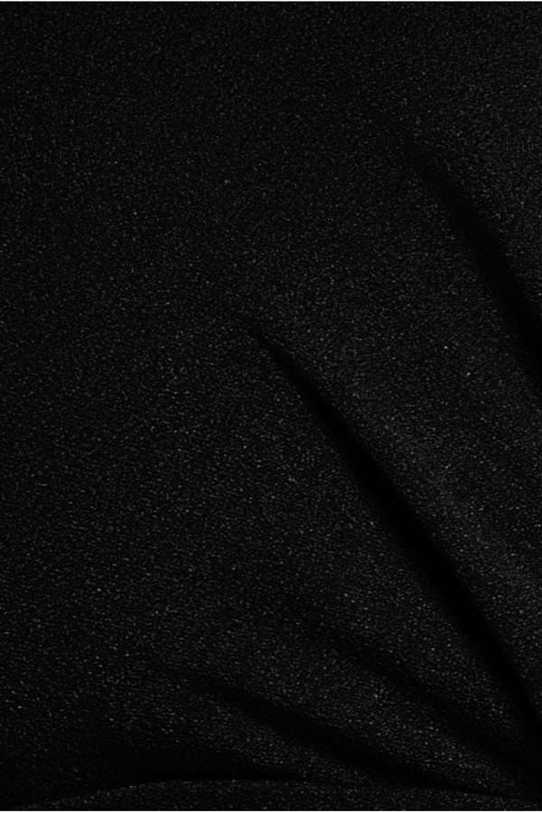 Goddiva Plus Bardot Pleated Midi Dress - Black by Goddiva Plus