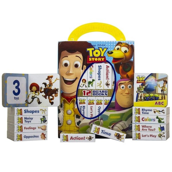 Disney Toy Story Woody, Buzz Lightyear, and More! - My First Library Board Book Block 12-Book Set