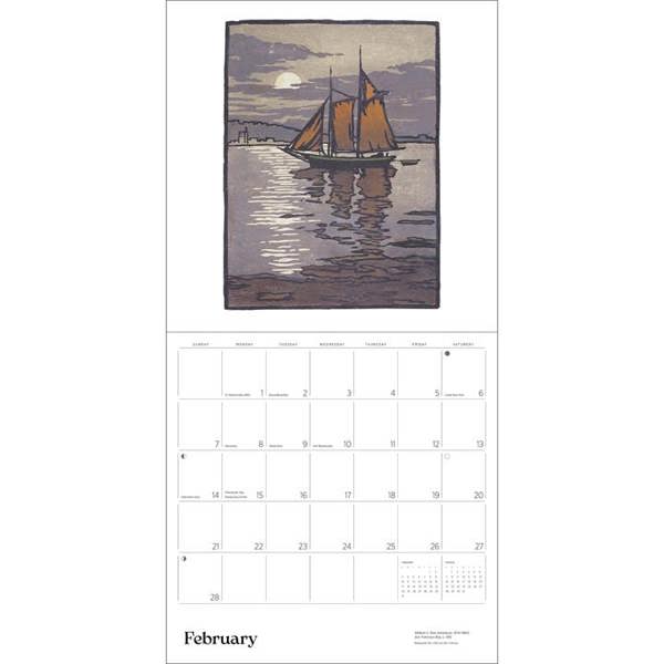 William S Rice, Arts & Crafts Block Prints Calendar 2027, Wall Calendars, Month To View, Art, Gift