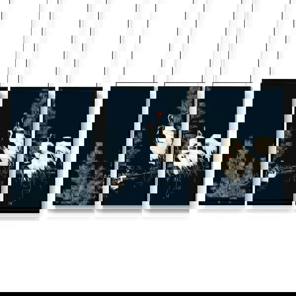 Living Room Gallery Wall | Set of 3 Asian Inspired Wall art Prints