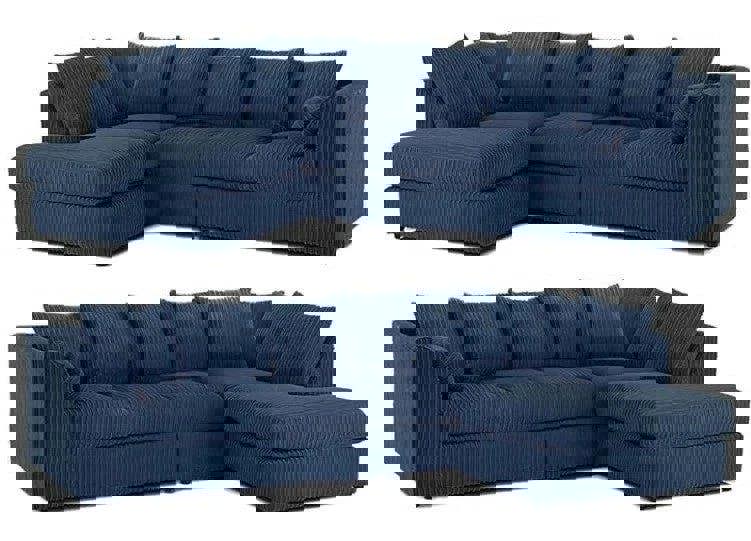 Chicago 5 Seater Corner Scatter Back Sofa Scene