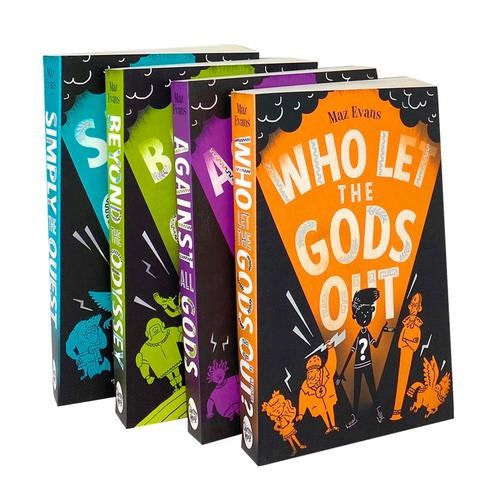 Who Let The Gods Out Series 4 Book Set By Maz Evans Who Let The Gods Out Simply The Qu..