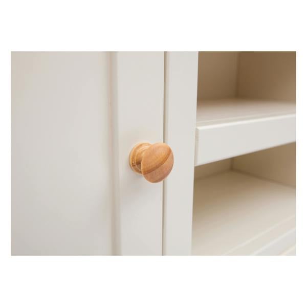 Cabinet Bits Castelli Off White 2 Door TV Cabinet Wood Knob