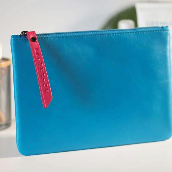 PRIMEHIDE Leather Zip Pouch Blue 702 – 703 (3)
