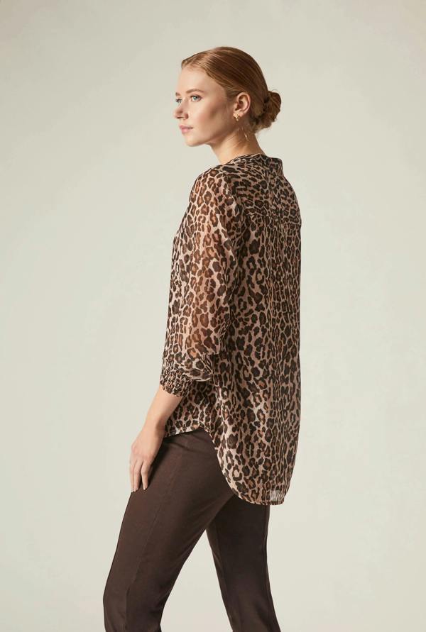 James Lakeland Leopard Print Blouse
