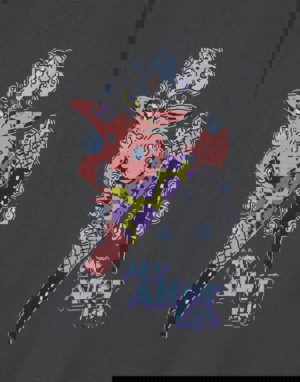 SpongeBob SquarePants Unisex Grey My Alter Ego Short Sleeved T-Shirt