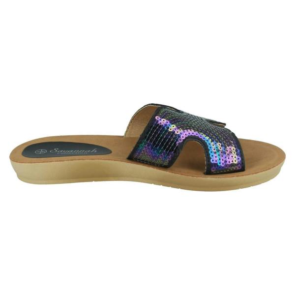 Savannah Ladies Savannah Sequin Mules F00354