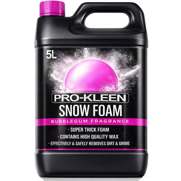 ProKleen Pro-Kleen Snow Foam - Produces Thick Foam to Remove Dirt, Grime, Grease and More 5L Bubblegum