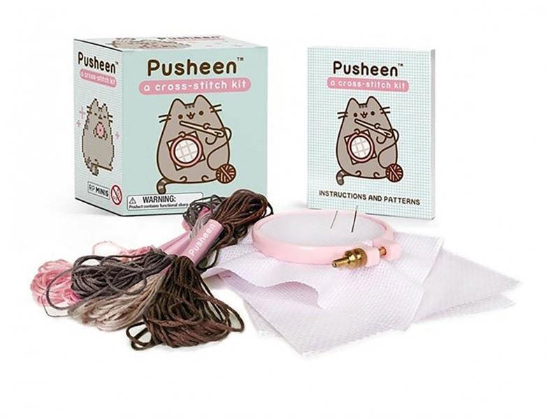 Pusheen: A Cross-Stitch Kit