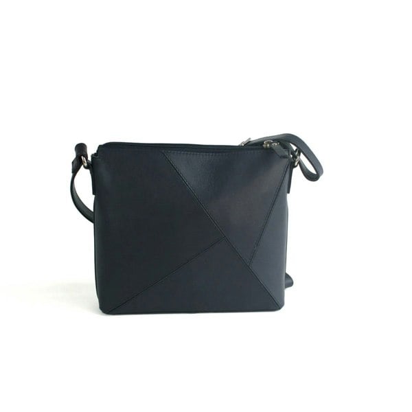 Eastern Counties Leather Womens/Ladies Winnie Leather Handbag - Navy