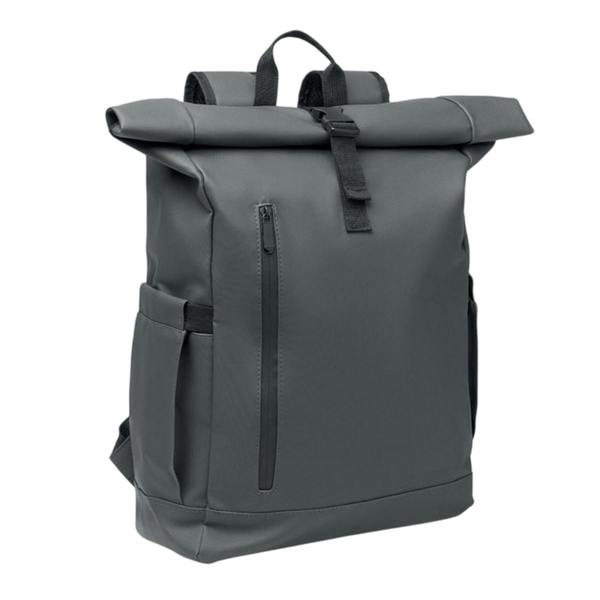 MidOcean Bangkok Roll Top Rucksack - Stone Grey - 
