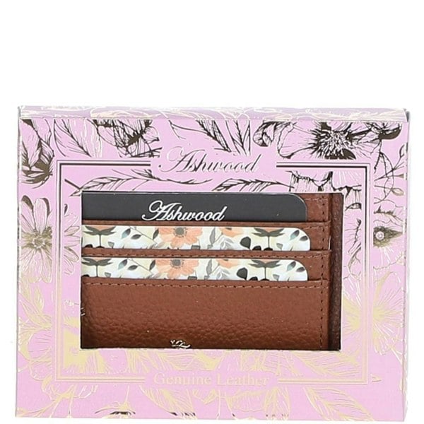 Ashwood Leather RFID Protected Purse with Zip Pocket: 31800