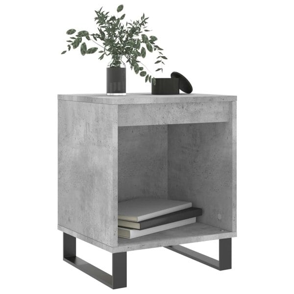Berkfield Bedside Cabinets 2 pcs Concrete Grey 40x35x50 cm Engineered Wood