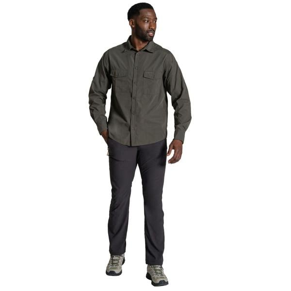 Craghoppers Mens Kiwi II Long-Sleeved Shirt - Cedar - 