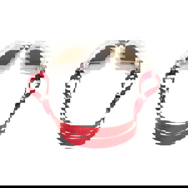 Aquasphere Kayenne Pro Swim Goggles with polarised lens, white and red