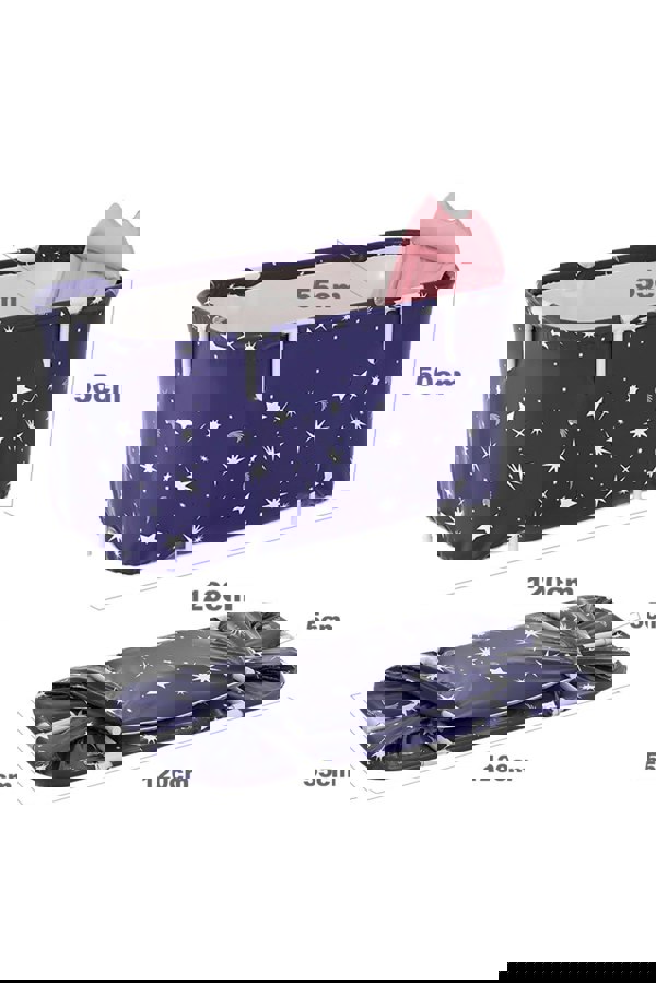 Living and Home Large Portable Folding Bathtub with Cushion 120cm W x 55cm D x 50cm H