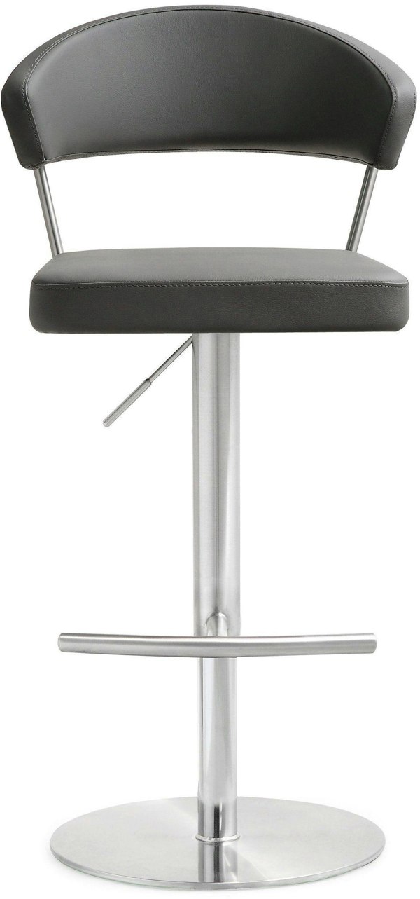 Furniture Edit Cosmo Grey Stainless Steel Barstool